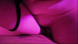 Amateur POV: Cute 18yo Brunette Rides Quietly, Moans, and Gets Creampie