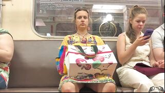 Sitting Upskirt Spy milf 01
